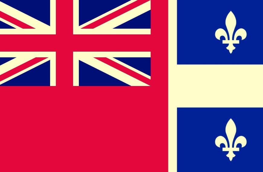 Image of the Province of Ontario and Québec Flags