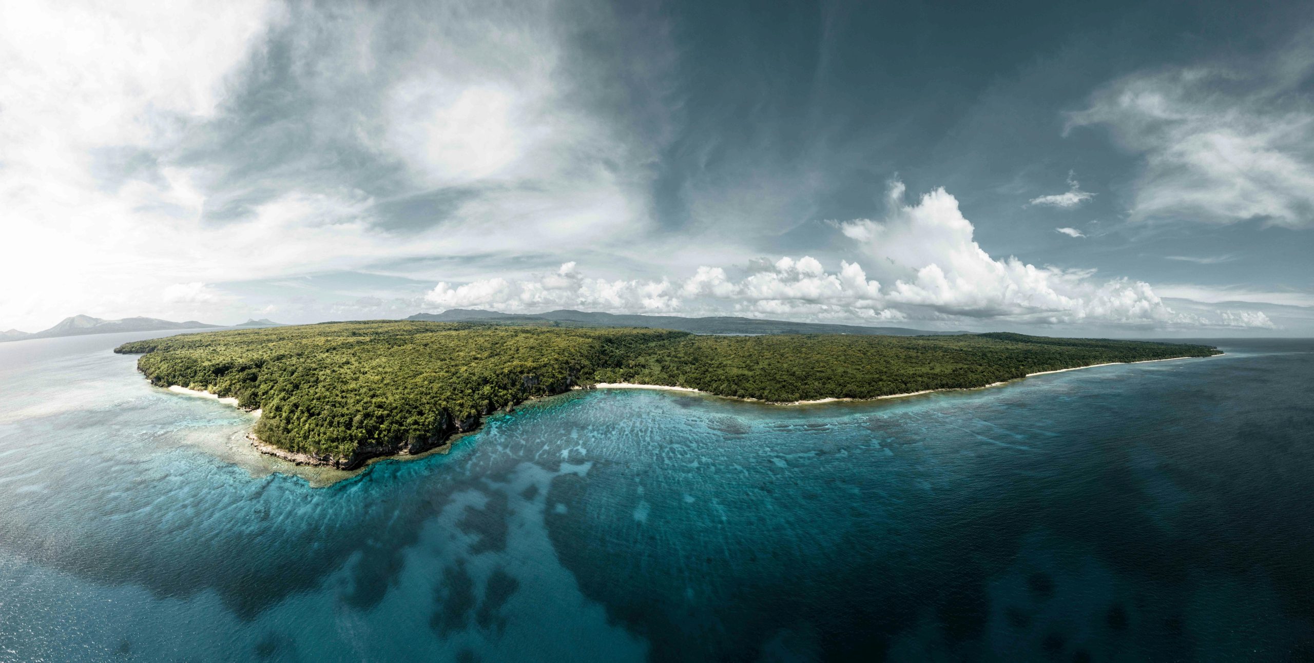 Photo of Birds Eye View of an Island in Vanuatu